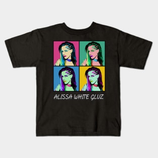 Alissa White Gluz Pop Art Style Kids T-Shirt